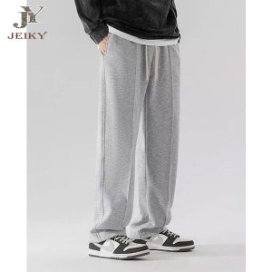 JY JEIKY Trousers Casual Gray Sweatpants Pants for Women Baggy Grey Pants Wide Leg Loose Slacks